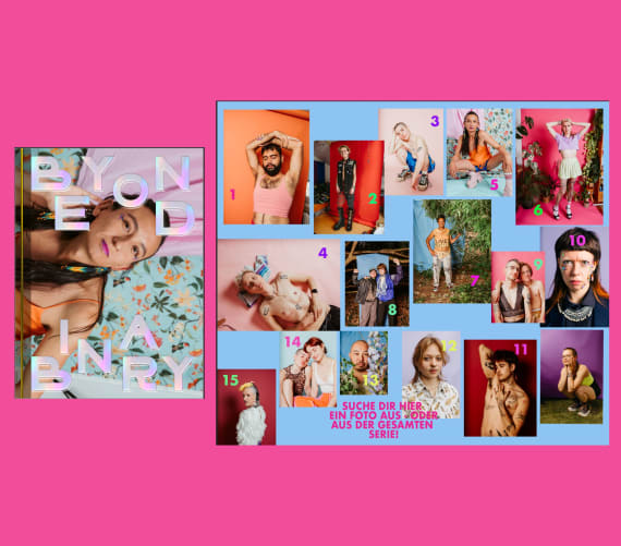 1x &laquo;Beyond Binary&raquo; Buch + signierter Print 20x30