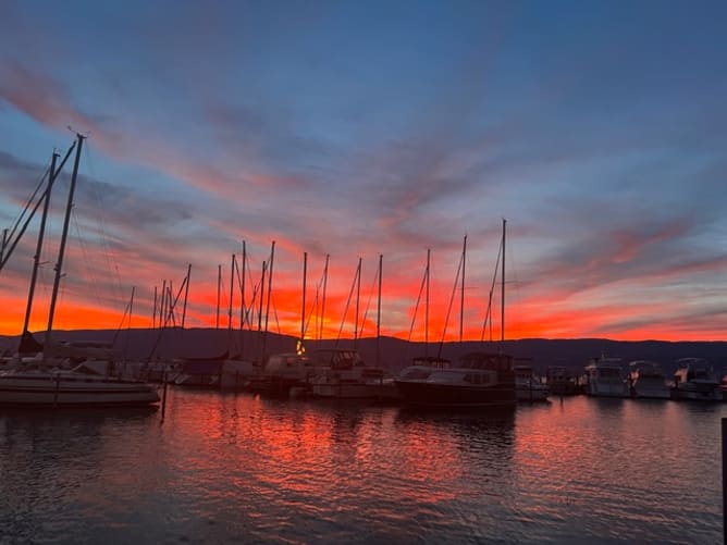 Was für ein Abendrot