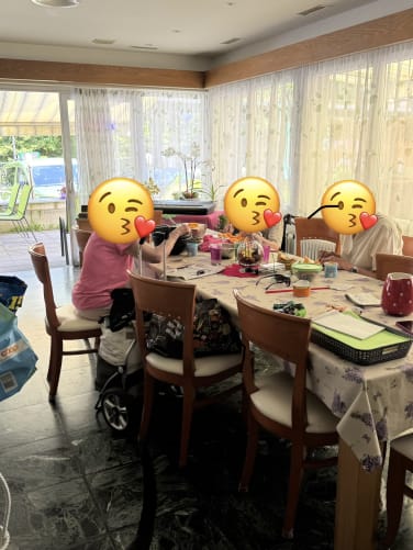 Gruppenaktivierung,wird ein Fruchtsalat zubereiten von meinen Gäste.