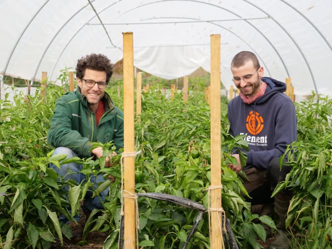Stéphane et son apprenti Siméon