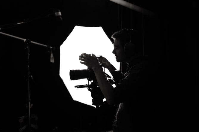 Florian hinter der Kamera