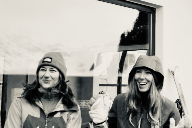 Hannah, nouvelle randonneuse et Marie