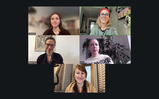 die EmilieS beim proben