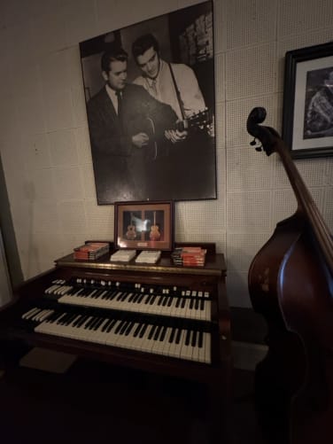 Au Sun Studio, à Memphis, Tennessee, en juillet dernier