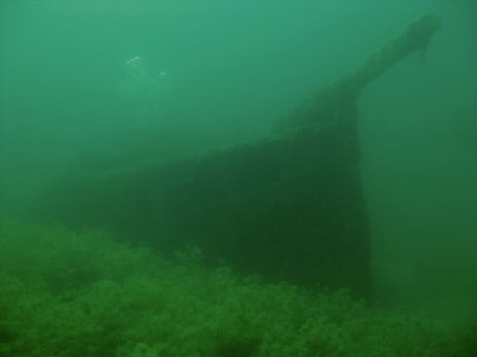 A shipwreck from near Struga