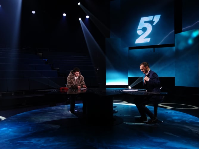 Nathan Thomas et Vincent Veillon sur le plateau de 52 minutes.
