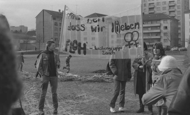 1980 wurde die FLOH (Frauen – lesbisch oder homosexuell) gegründet (Bild: Gertrud Vogler)