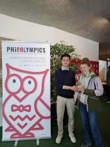 The Swiss delegation at the German-speaking Philosophy Olympiad 2025. Source: Philolympics