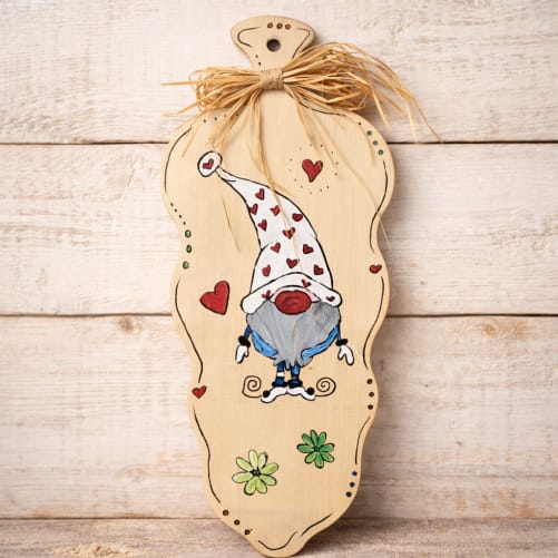 Zopfbrett mit Wichtel...