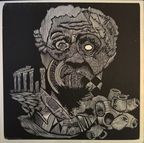 Fiktives Portrait des Heraklit, von Mauro Casalino