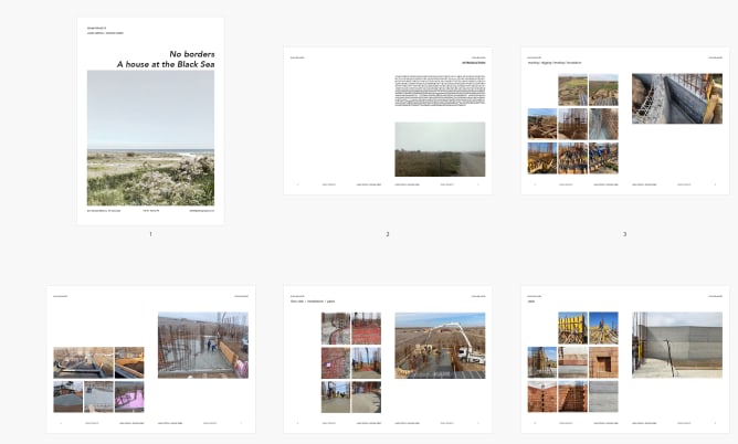 House at the Black Sea Booklet in progress