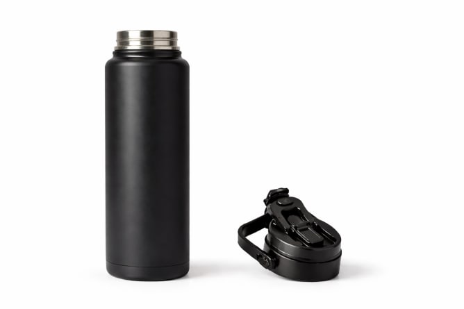 Impact Bottle Active 2 in 1 Cap Black