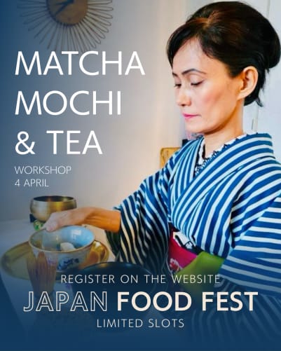 Workshops are now available - for example, Matcha & Mochi Workshop on April 4