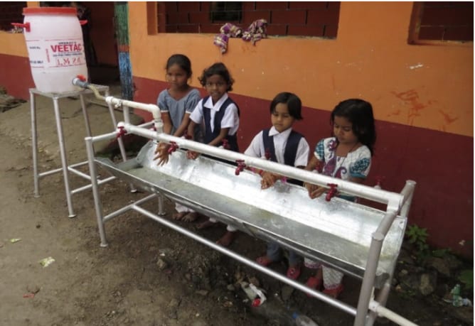 School-based WASH initiative implemented in Bangalore,India, by one of the Alliance’s member organisations.