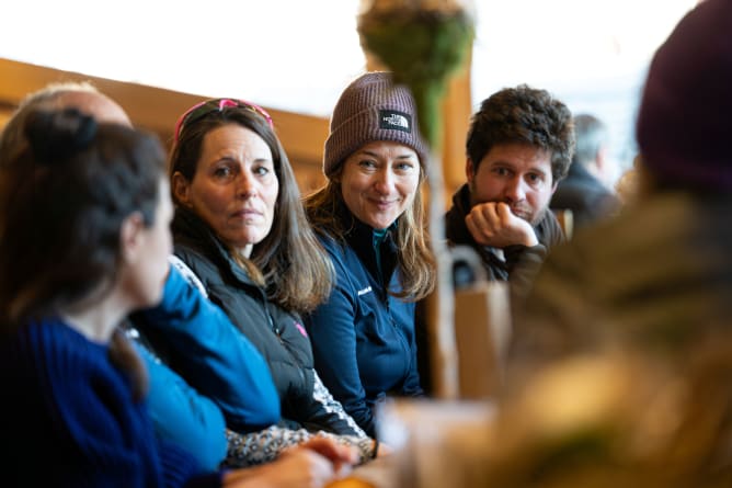 Photo d'Arnaud: Valérie, Hannah et Julien