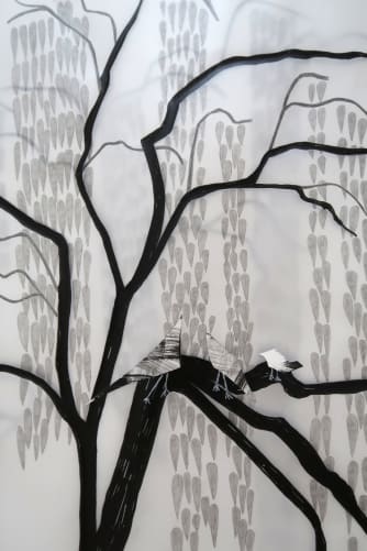 A l'abri, ils papotent!