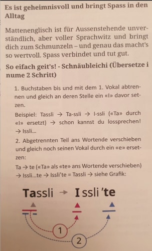 Schnellbleiche Matteänglisch