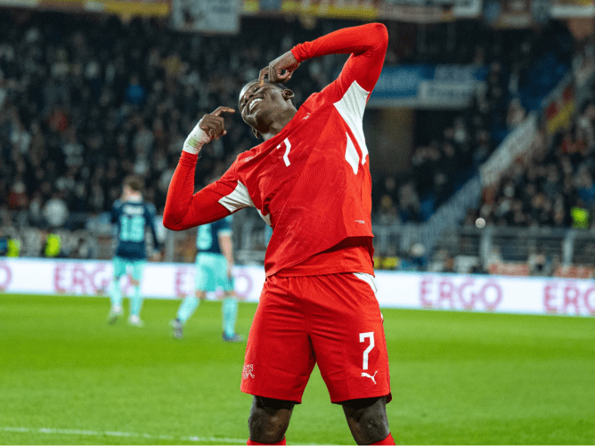 Breel Embolo | Photo: SFM Football/Lenny Rapin