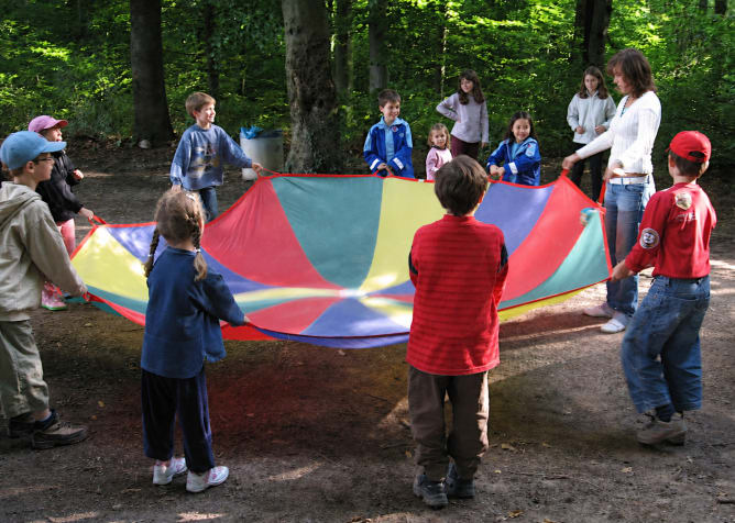 Ferienworkshop mit jungen Menschen zur Selbsterfahrung und Teambildung