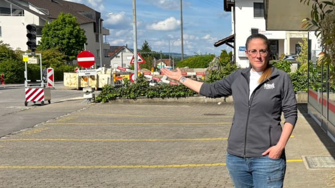Seit Monaten: Wenig los wegen Baustelle