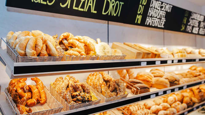 Hier wird leidenschaftlich gebacken, das Sortiment spricht Bände