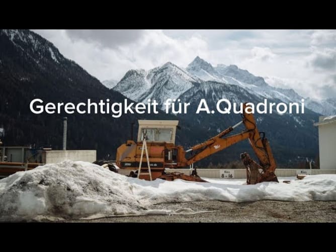 Crowdfunding für Graubündner Baukartell-Whistleblower Adam Quadroni