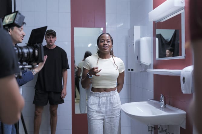 Short film BTS