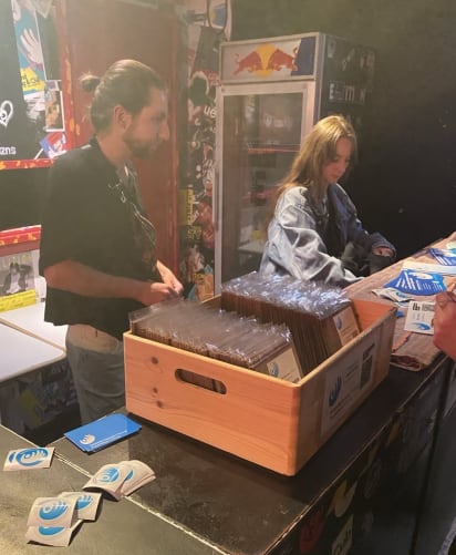 Projektstart beim Konzert von Fauste im Ebullition am 23. Mai 2025
