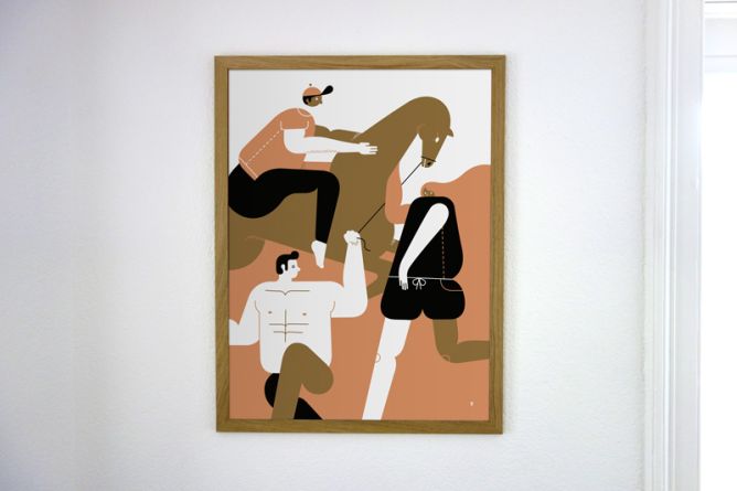 Für CHF 200: Das signierte Poster von dem Künstler Yehteh. Content