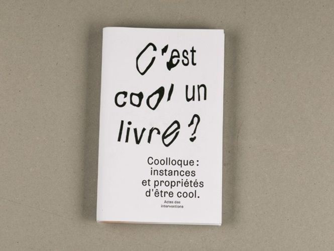publication du premier colloque sur le thème COOL, 2012. Content
