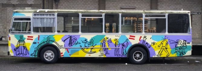 It used to be a mobile library for children as we purchased the Saurer post bus Content