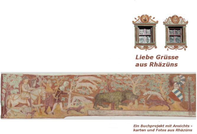 Bärenhatz neue Fotografie nach der Renovation im Jahr 1997 (Vorder- und Rückseite unseres Flyers)