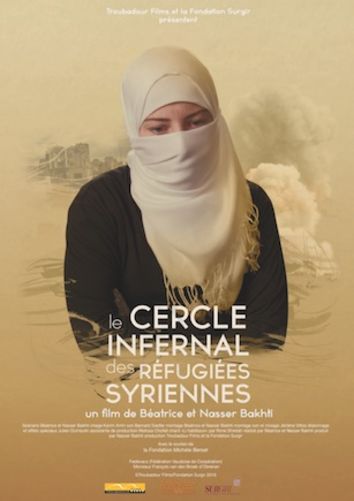 Affiche du documentaire « Le Cercle Infernal des Réfugiées Syriennes»