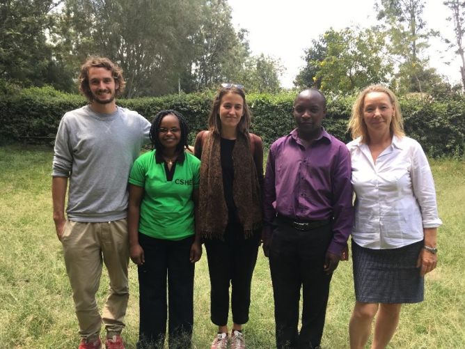 Samuel, Esther, Caro, Steven and Silke at CSHEP in Oktober 2016 Content