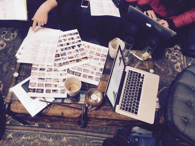 Work in progress – our meeting and selecting the six submissions