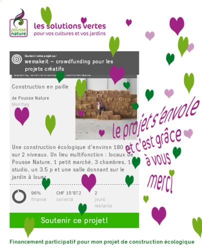 Le projet voit ses ailes pousser ! Content