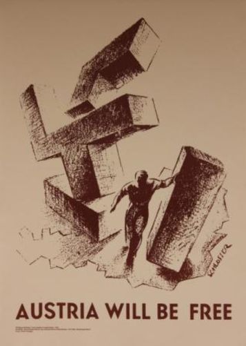 Ein Dankeschön: Nachdruck des Plakates «Austria will be free» von W. Schlosser (1943)
