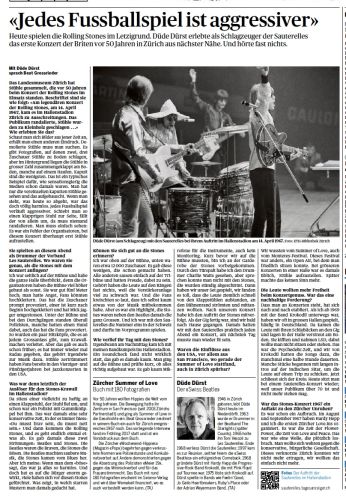 Tages-Anzeiger, Zürich «Bellevue», 20.9.2017 Content