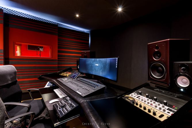 Studio control room recording room Content