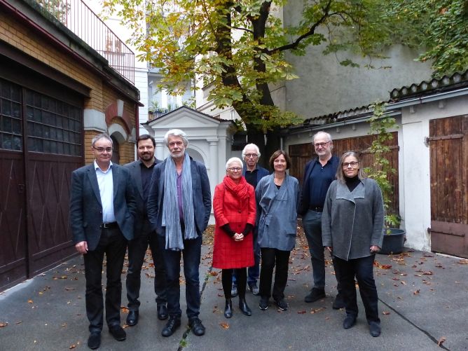 Foto: Jury des Architekturwettbewerbs / Jury of the architectural competition (c) Sigmund Freud Privatstiftung