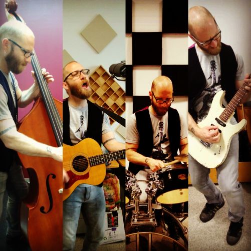 Fun in the studio no. 1: Stef decided to record all the instruments and voices himself for this album....or did he??? Content