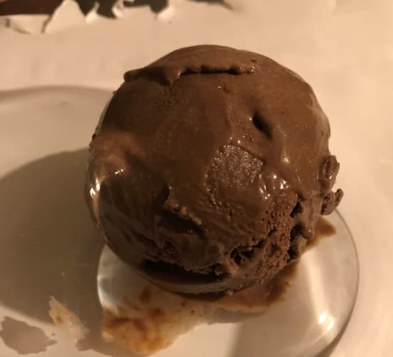 Glace chocolat noir! Content