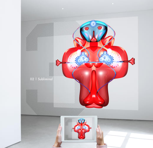 EXPO with augmented reality experience | All chat users are becoming the Art pieces themselves. Content