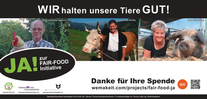 Fair- Food JA! Grossplakate am Bahnhof Content