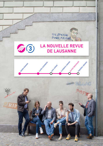 L'affiche du spectacle – Photo ©Louise Rossier – Montage ©Sébastien Corthesy