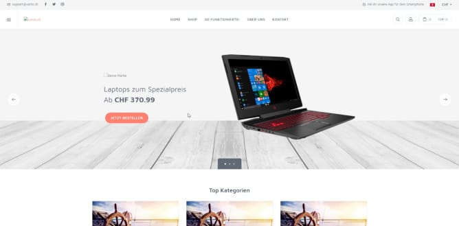 Die Website ist im Aufbau Content