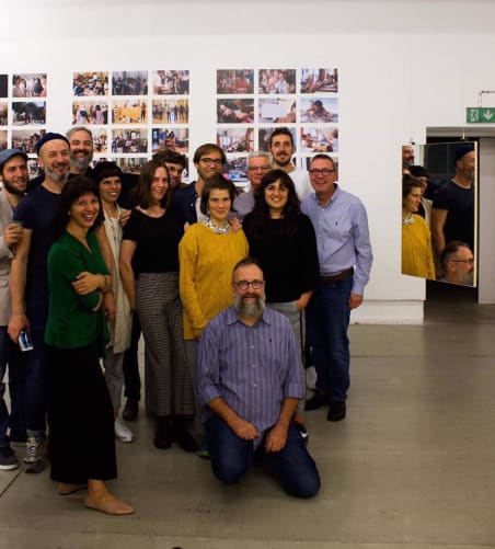 The FROZEN EDUCATION team at the opening Content