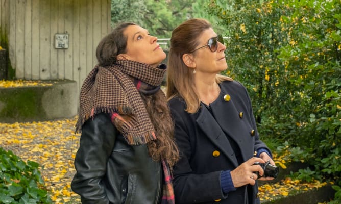 Autorin (li)Milena Thurnheer mit Gisella Sutter (Illustration) Content