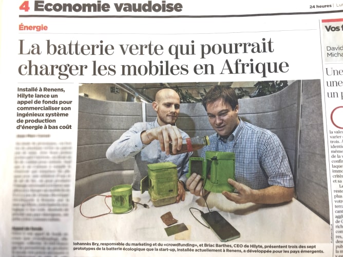 24 heures: La batterie verte qui pourrait charger les mobiles en Afrique Content