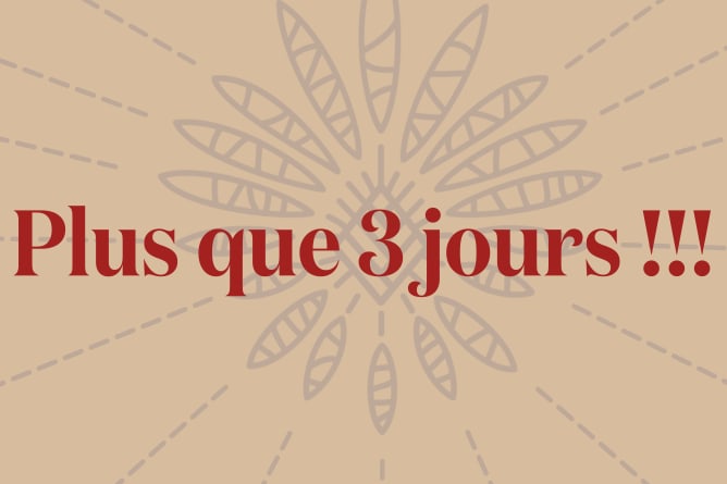 Plus que 3 jours !!! Go Go Go Content
